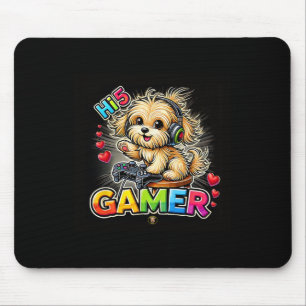 Funny Hi5 Gamer Puppy - Hundefreunde Mousepad