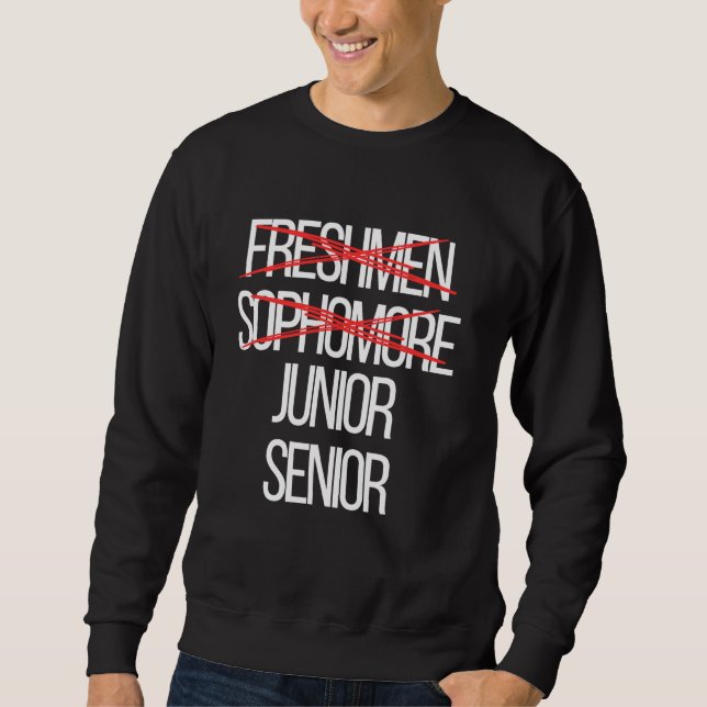 Funny High School Uni Sophomore Jahr Level Com Sweatshirt (Vorderseite)