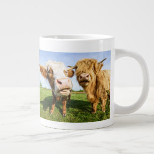 Funny Highland Cows Jumbo-Tasse
