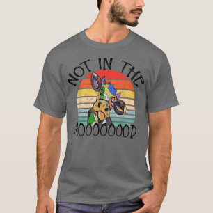 Funny Highland Kuh Bandana nicht in der Stimmung W T-Shirt