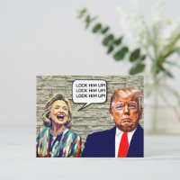 Funny Hillary sagt, sperrt Trump auf