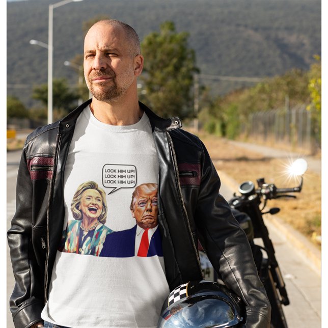 Funny Hillary sagt, sperrt Trump auf T-Shirt (Von Creator hochgeladen)