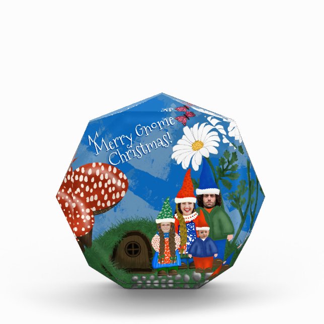 Funny hinzufügen Foto Gnome Ihre Familie frohe Wei