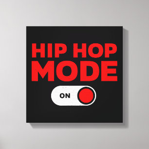 Funny Hip Hop Design für Männer Frauen 90er Hip Ho Leinwanddruck