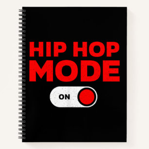 Funny Hip Hop Design für Männer Frauen 90er Hip Ho Notizbuch