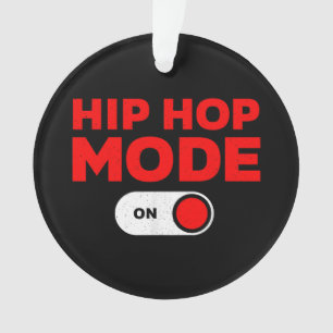 Funny Hip Hop Design für Männer Frauen 90er Hip Ho Ornament