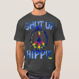 Funny Hippie Design schließt Hippie Coole Grafik P T-Shirt