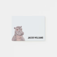 Funny Hippo Personalisierter Name
