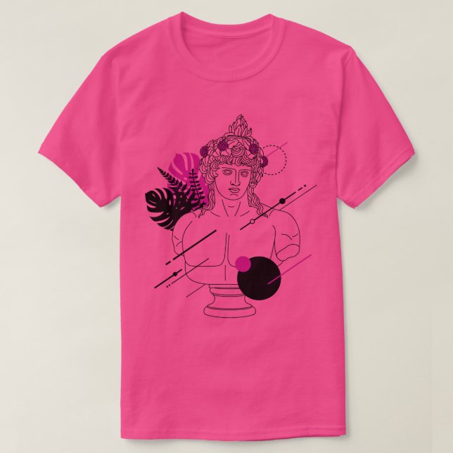 Funny Hipster Griechischer Gott Dionysos Römischer T-Shirt (Design vorne)
