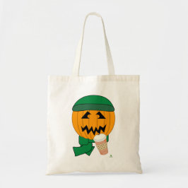 Funny Hipster Jack-o-lantern Halloween Art Tragetasche