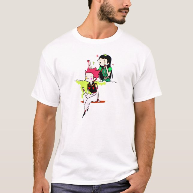 Funny hisoka und illumi T-Shirt (Vorderseite)