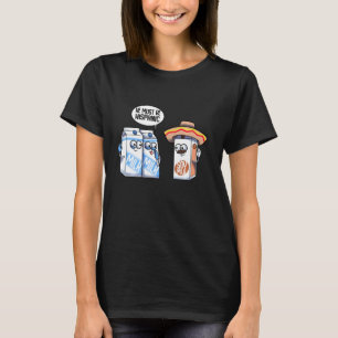 Funny Hispanic Soy Milk Veganer Feinschmecker Joke T-Shirt