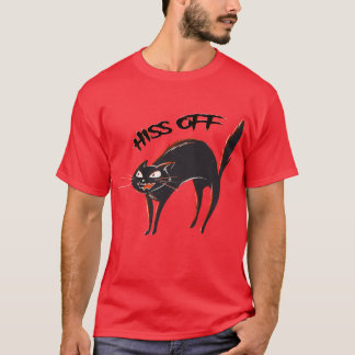 Funny Hiss Off, Funny Cat T-Shirt