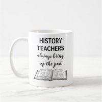 Funny History Teacher gibt Kaffeepause-Tasse
