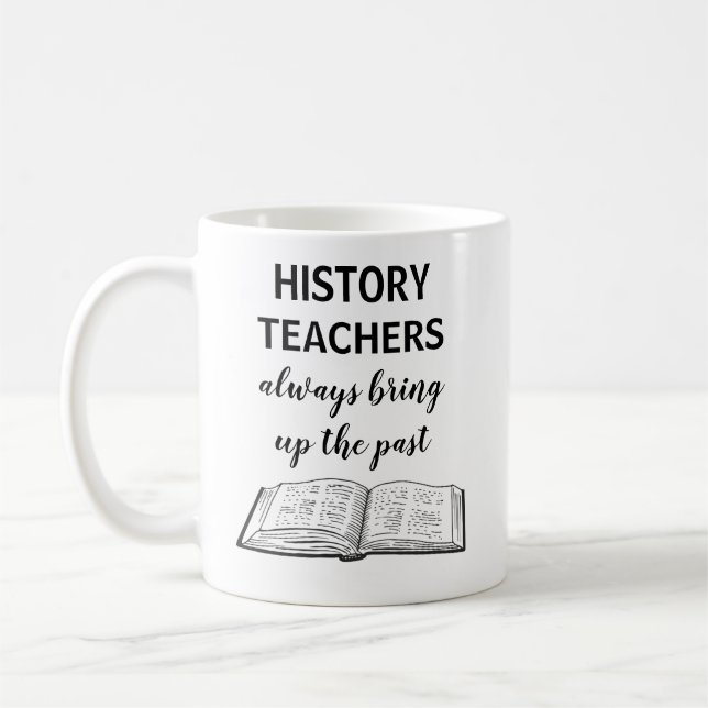 Funny History Teacher gibt Kaffeepause-Tasse Kaffeetasse (Links)