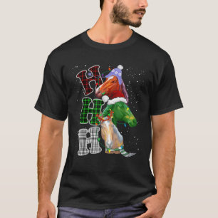 Funny Ho Ho Ho Rentier Weihnachtsferien Liebe T-Shirt