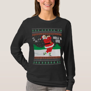 Funny Ho Ho Ho Ugly Santa Golf Weihnachtskraut J T-Shirt