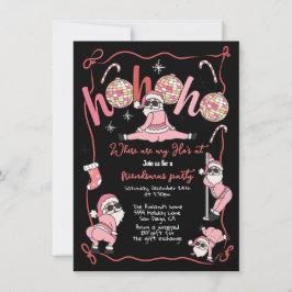 Funny Ho Ho Ho's Friendsmas Adult Weihnachts-Party Einladung