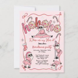 Funny Ho Ho Ho's Friendsmas Adult Weihnachts-Party Einladung
