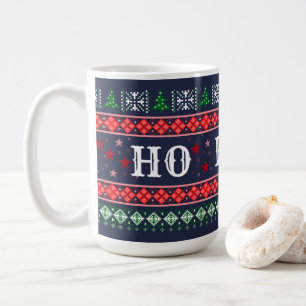 Funny HO HO NO Christmas Curmudgeon's Kaffeetasse