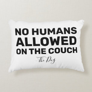 Funny Ho Humans Dog Couch Dekokissen