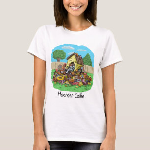 Funny Hoarder Collie Dog Lover Geschenk T-Shirt
