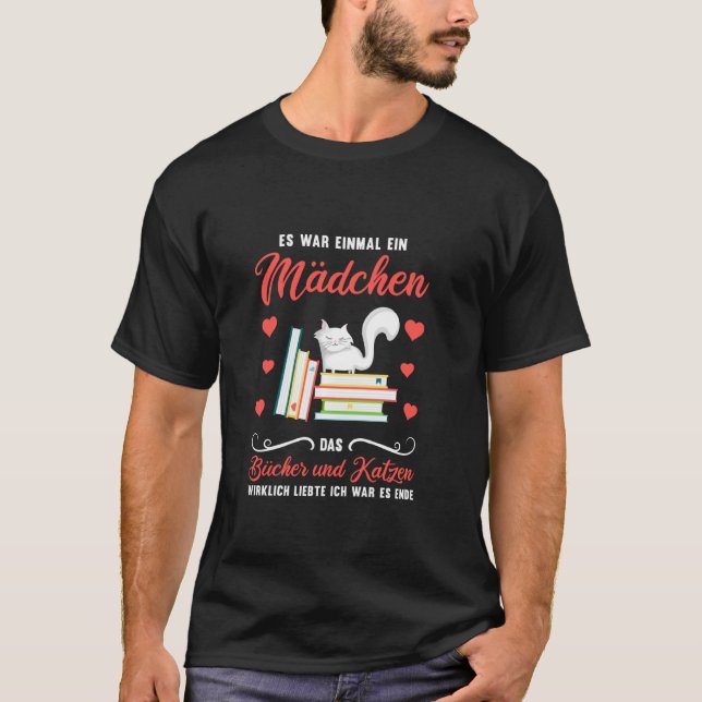 Funny Hobby Books Reading Cats Bookworm Reader T-Shirt (Vorderseite)