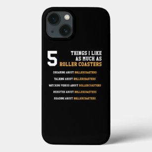 Funny Hobby Roller Untersetzer gibt 5 Dinge für Mä Case-Mate iPhone Hülle