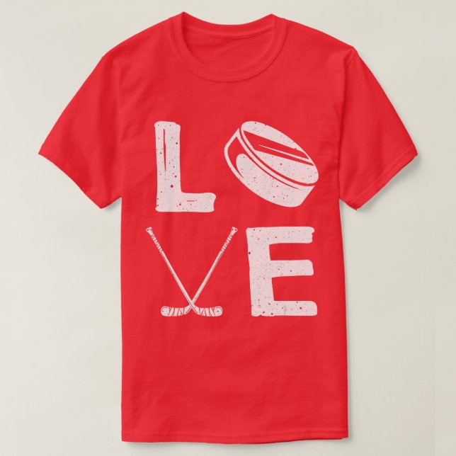 Funny Hockey Design For Kids Men Women Ice Hockey  T-Shirt (Design vorne)