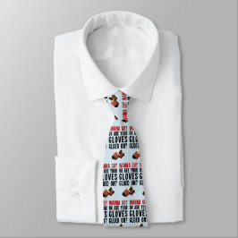 Funny Hockey Enforcer Neck Tie Krawatte