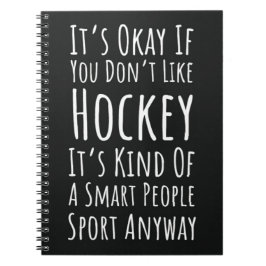 Funny Hockey Geschenke Sport Athlete Spieler Team  Notizblock
