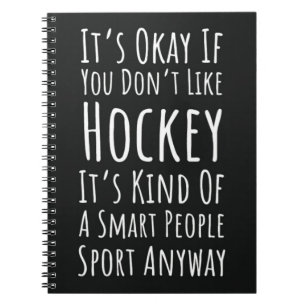 Funny Hockey Geschenke Sport Athlete Spieler Team  Notizblock