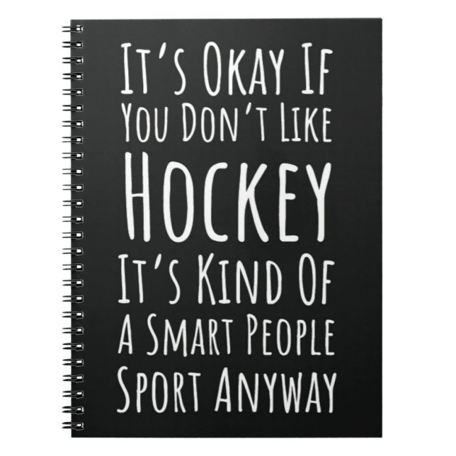 Funny Hockey Geschenke Sport Athlete Spieler Team  Notizblock (Vorderseite)