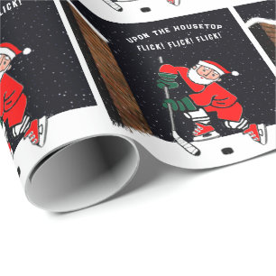 Funny Hockey Geschenkpapier