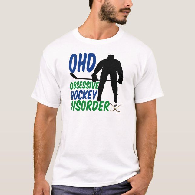 Funny Hockey Goalie T-Shirt (Vorderseite)