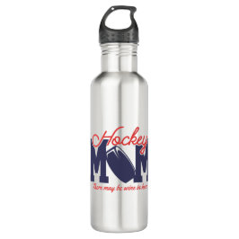 Funny Hockey-Mama Edelstahlflasche