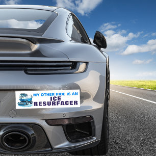 Funny Hockey My Other Ride ist eine Eiswiederbeleb Autoaufkleber