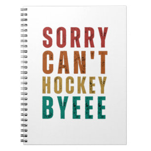 Funny Hockey Notizblock