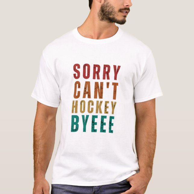 Funny Hockey T-Shirt (Vorderseite)