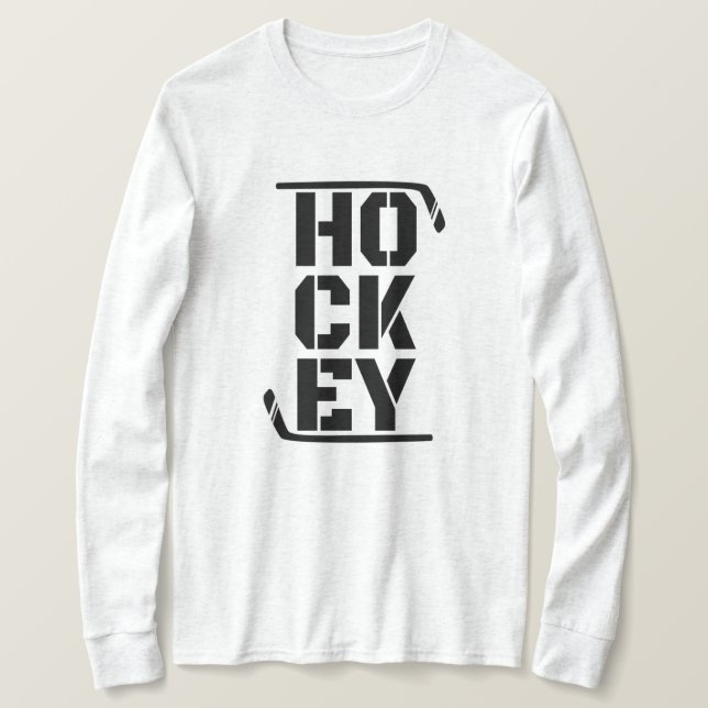 Funny Hockey T - Shirt (Design vorne)