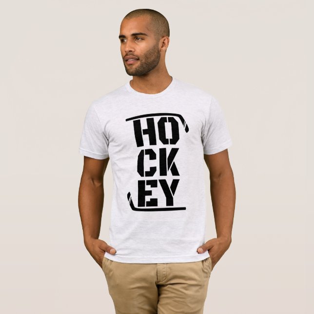 Funny Hockey T - Shirt (Vorne ganz)