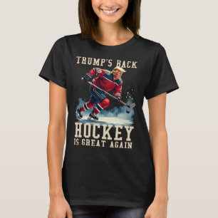 Funny Hockey Trump Player Cool Vintager Eishockey T-Shirt