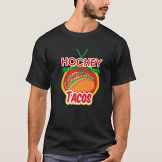 Funny Hockey und Tacos Ice Hockey Player Taco Lieb T-Shirt