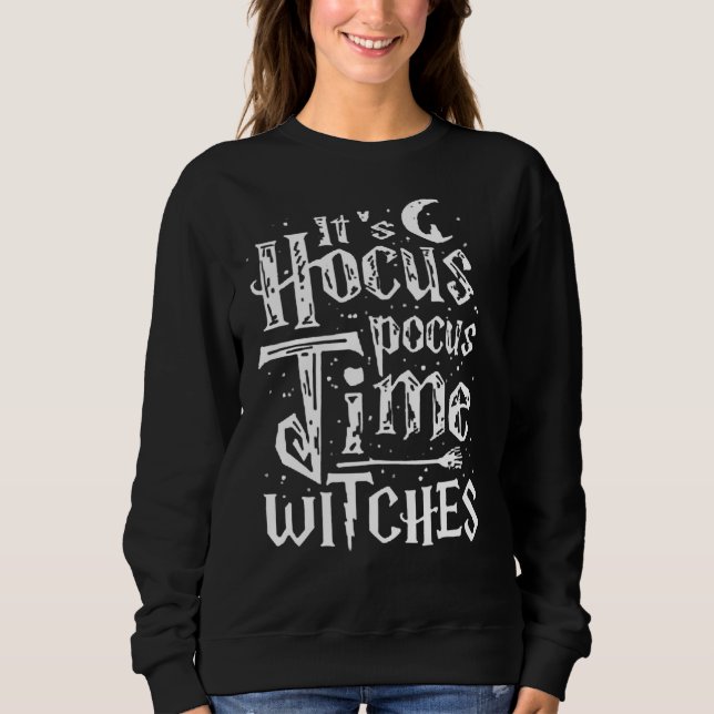 Funny Hocus Pocus Halloween Hexen Spaß Grafik Sweatshirt (Vorderseite)