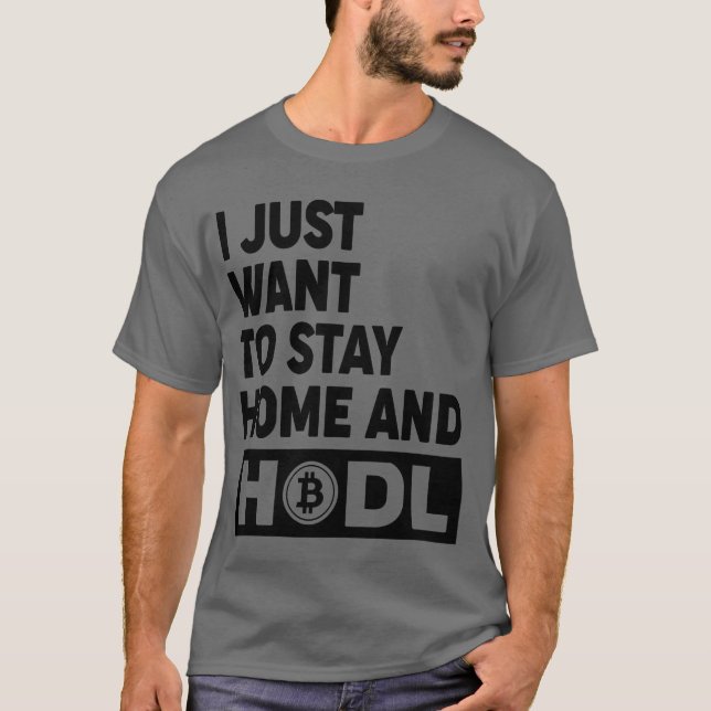 Funny Hodl Bitcoin Crypto Gift Shirt (beidseitig) (Vorderseite)