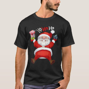 Funny HOHOHO Santa Claus Frohe Weihnachtsfeier Ges T-Shirt