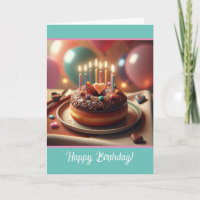 Funny "Hole Foods" Geburtstag Donut mit Kerzen