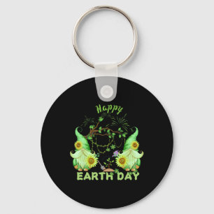 Funny Holiday Earth Day Happy Gnomes Arbor Day Flo Schlüsselanhänger