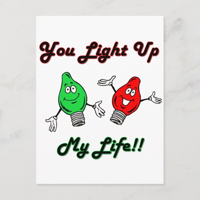 Funny Holiday Feiertagspostkarte (Vorderseite)