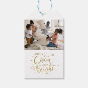 Funny Holiday Foto Rarely Calm Geschenkanhänger